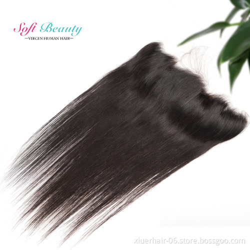 Cuticle Aligned Hair 4x4 5x5 Top Quality Invisible Thin For Black Women 613 hd Transparent Swiss Lace Closure Frontal 13x4